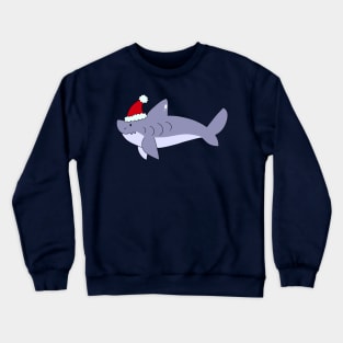 Santa Hat Shark Crewneck Sweatshirt
